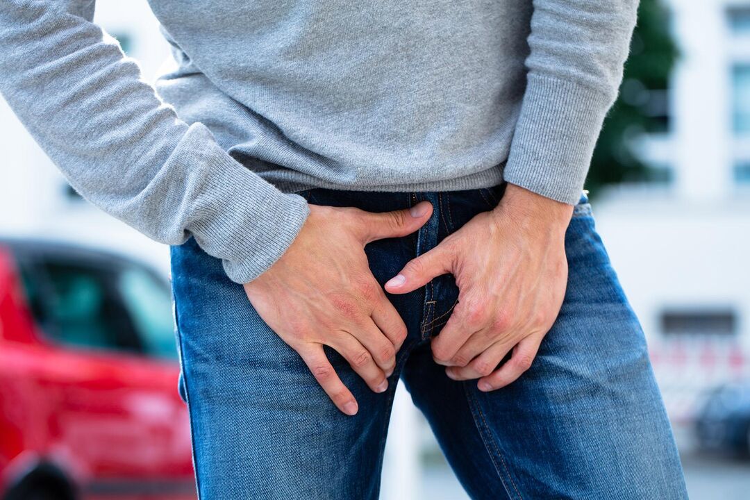sakit sa singit sa isang lalaki na may calculous prostatitis
